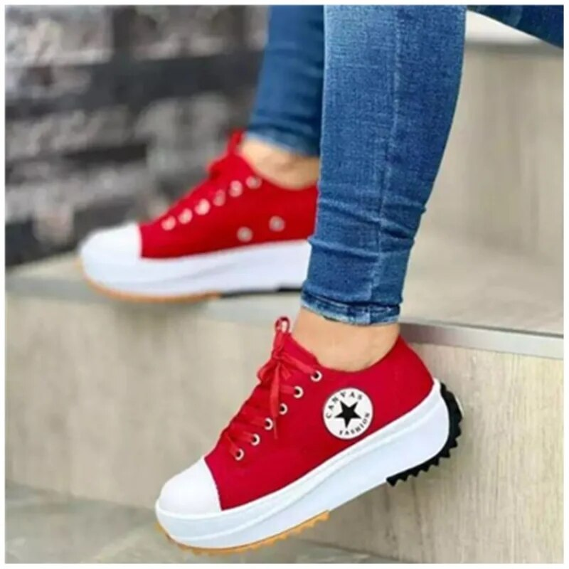 Ladies Comfortable Sneakers | Flat