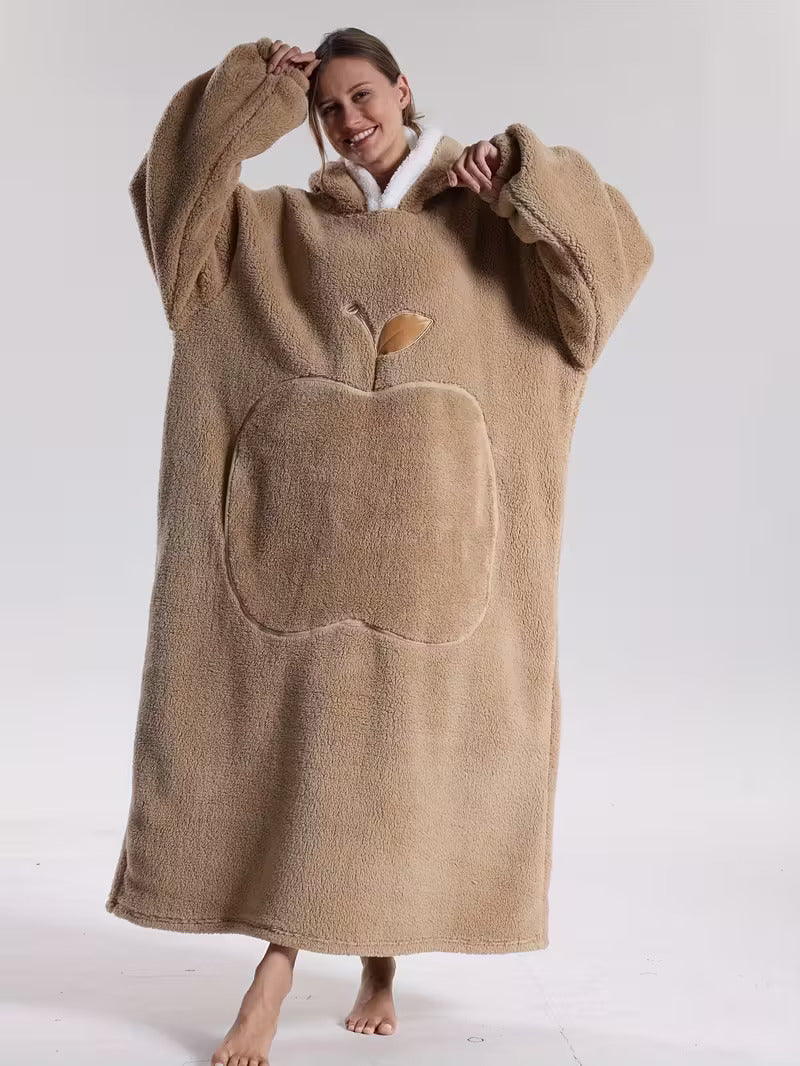 Comfortable Wearable Hoodie Blanket | Sleeved Cozy Blanket