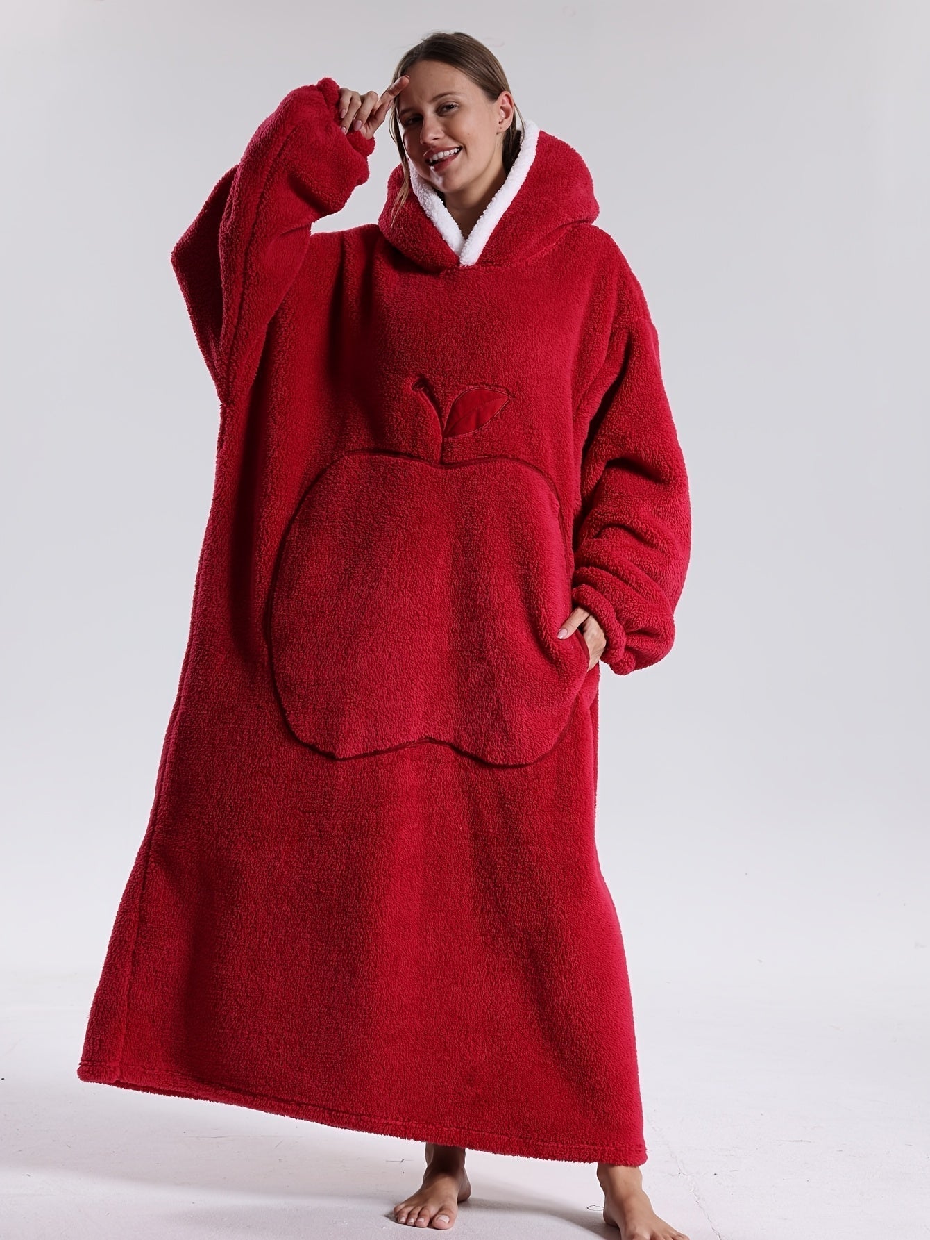 Comfortable Wearable Hoodie Blanket | Sleeved Cozy Blanket