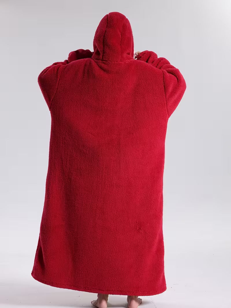 Comfortable Wearable Hoodie Blanket | Sleeved Cozy Blanket