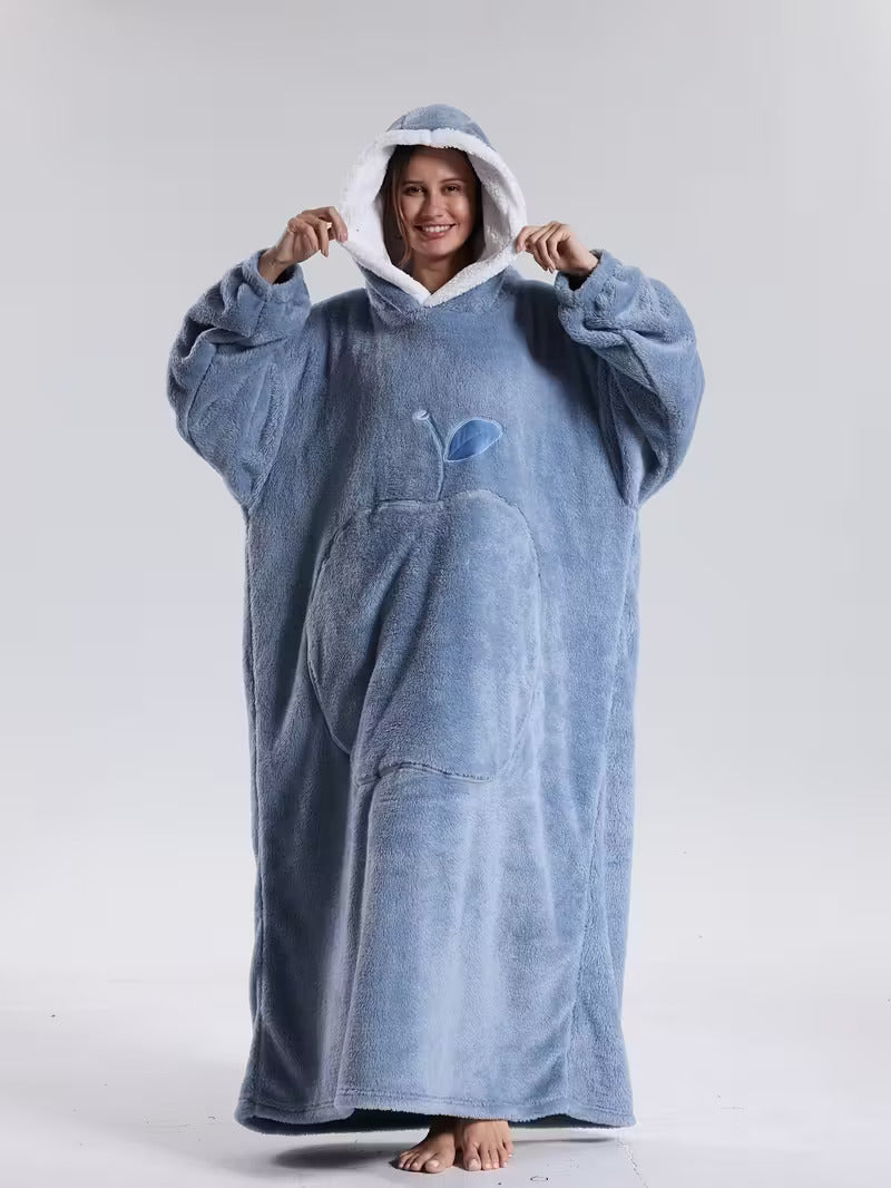Comfortable Wearable Hoodie Blanket | Sleeved Cozy Blanket