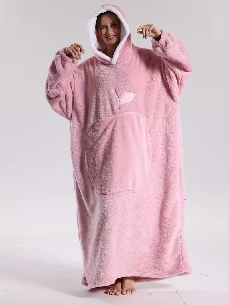 Comfortable Wearable Hoodie Blanket | Sleeved Cozy Blanket