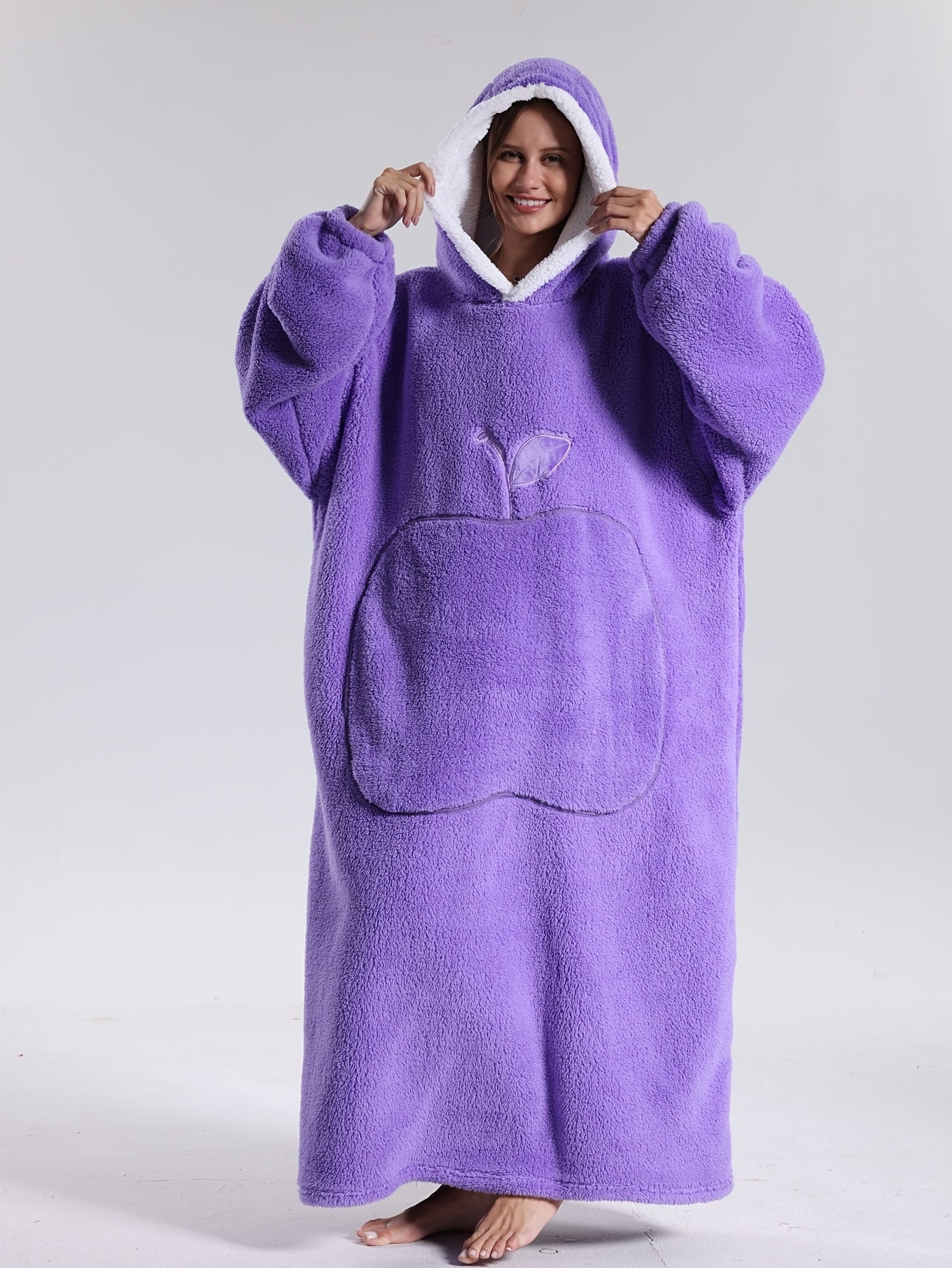 Comfortable Wearable Hoodie Blanket | Sleeved Cozy Blanket