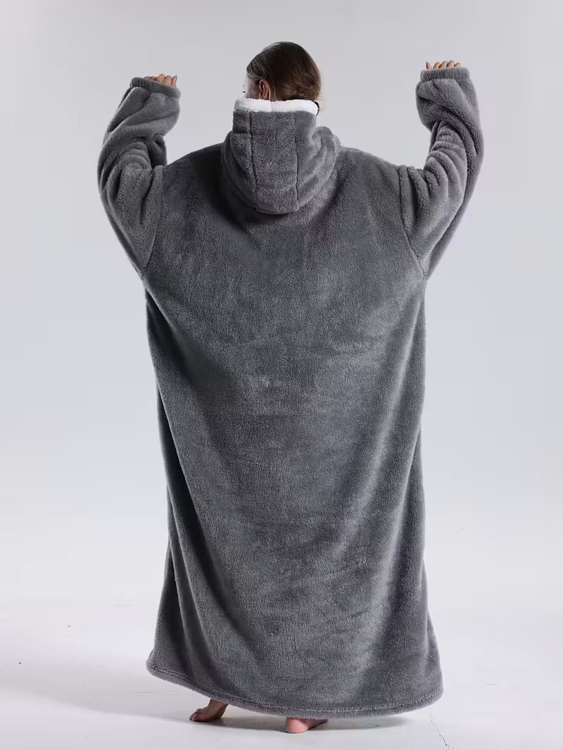 Comfortable Wearable Hoodie Blanket | Sleeved Cozy Blanket