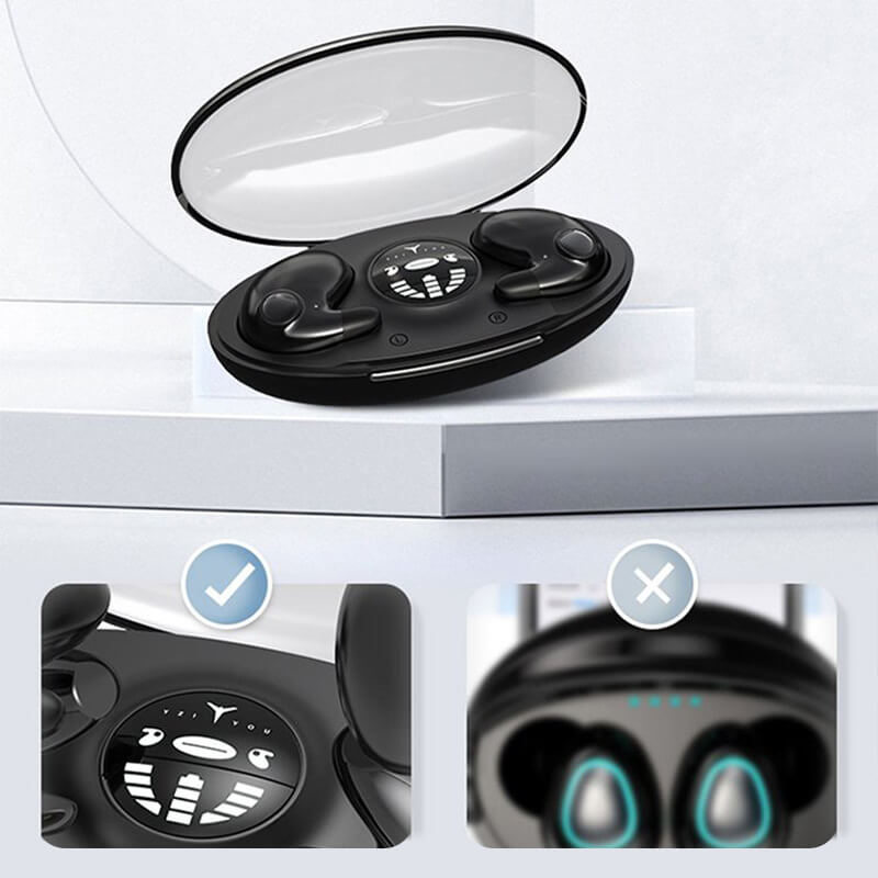 Ultra-Thin Ergonomic Sleep Headphones | Noise Cancelling | IPX5 Waterproof | 24-Hour Battery Life